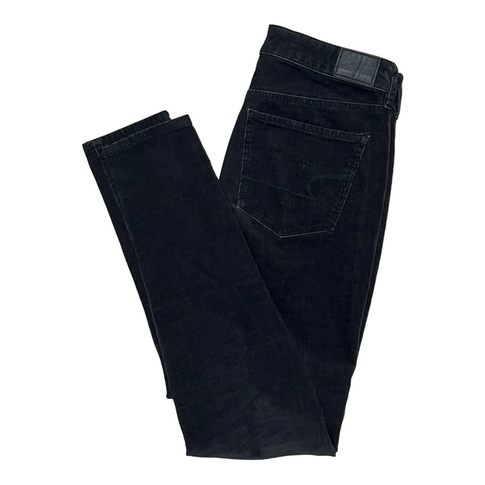 American Eagle Super Stretch Gray Corduroy Skinny Pants Size 6